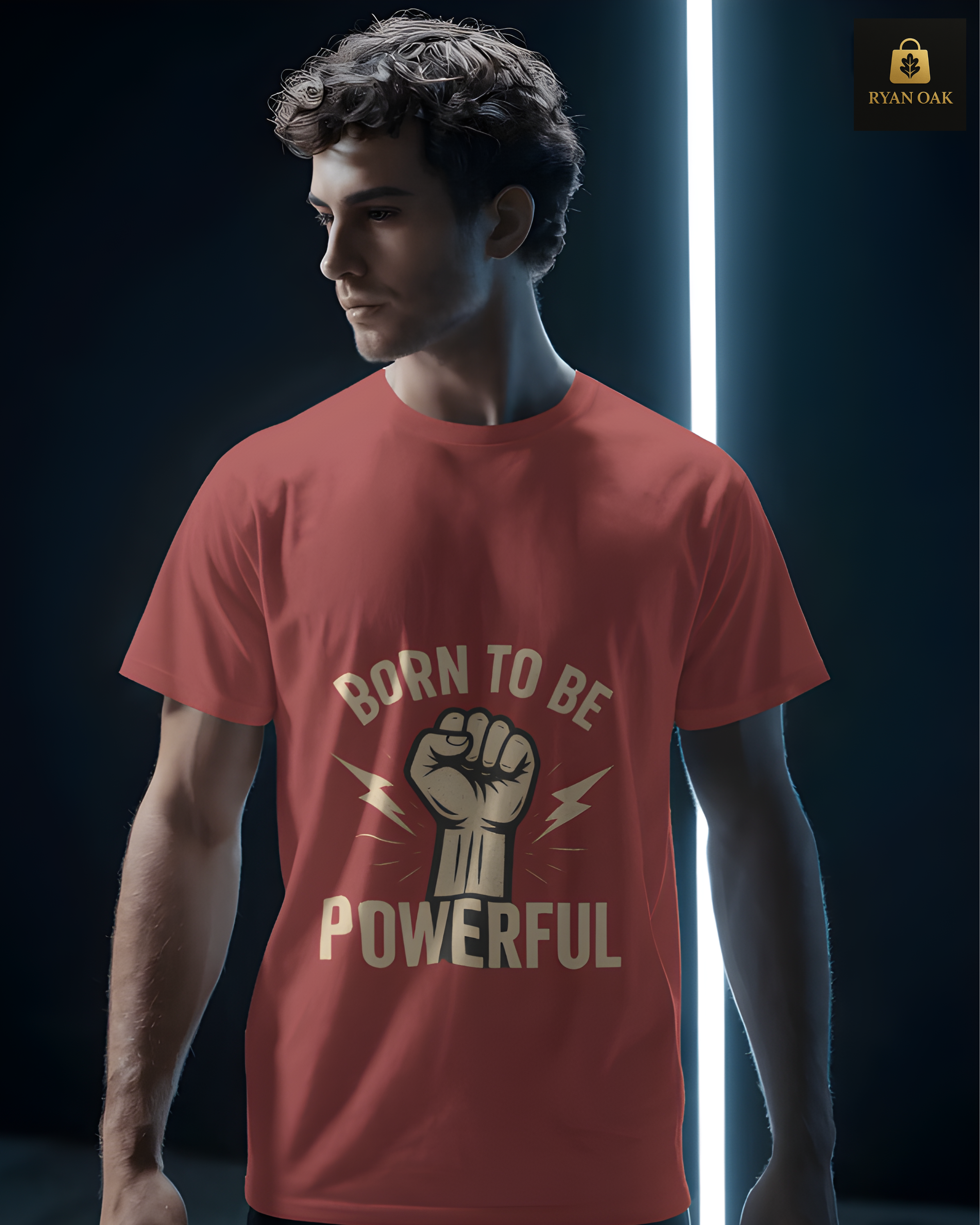 Born to Be Powerful – The Ultimate Symbol of Strength, Confidence & Attitude! Unisex Oversized Classic T-Shirt