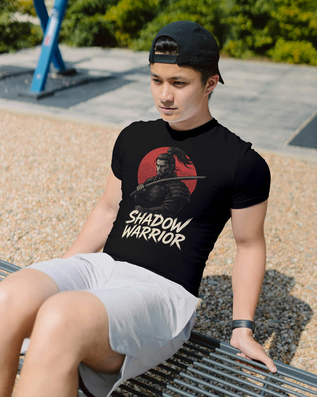 Shadow Warrior Samurai  – Fearless Warrior Spirit Unisex Oversized Classic T-Shirt