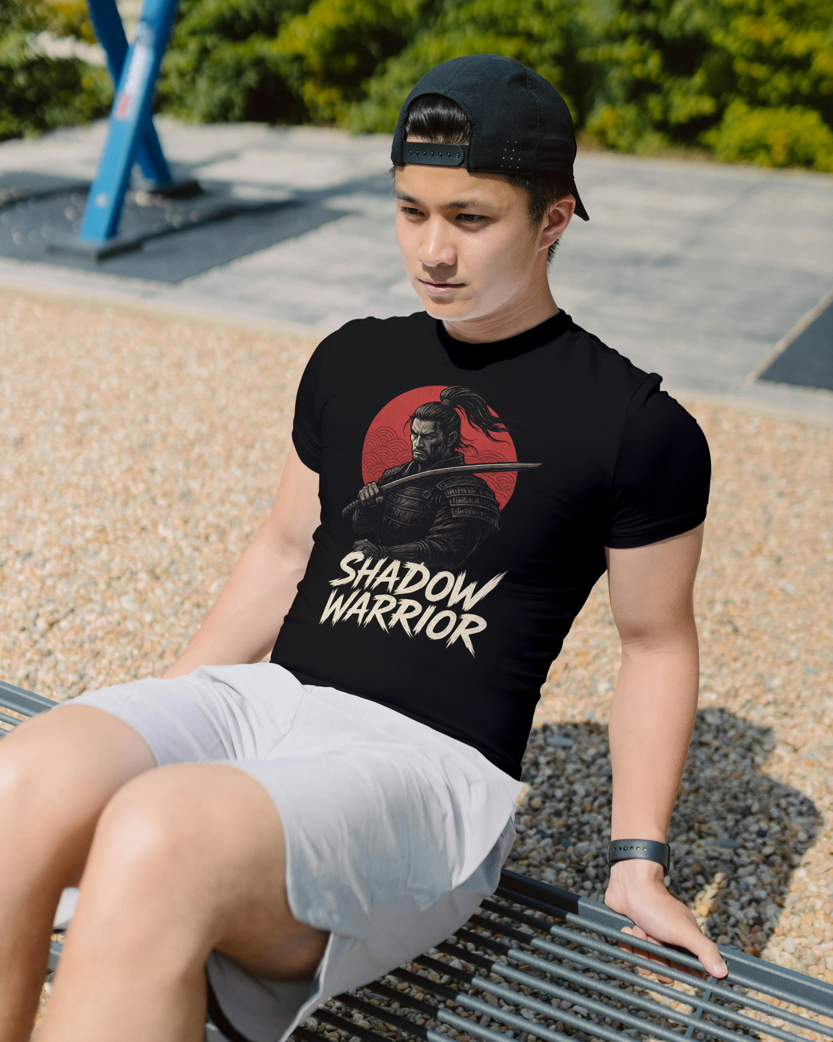 Shadow Warrior Samurai  – Fearless Warrior Spirit Unisex Oversized Classic T-Shirt