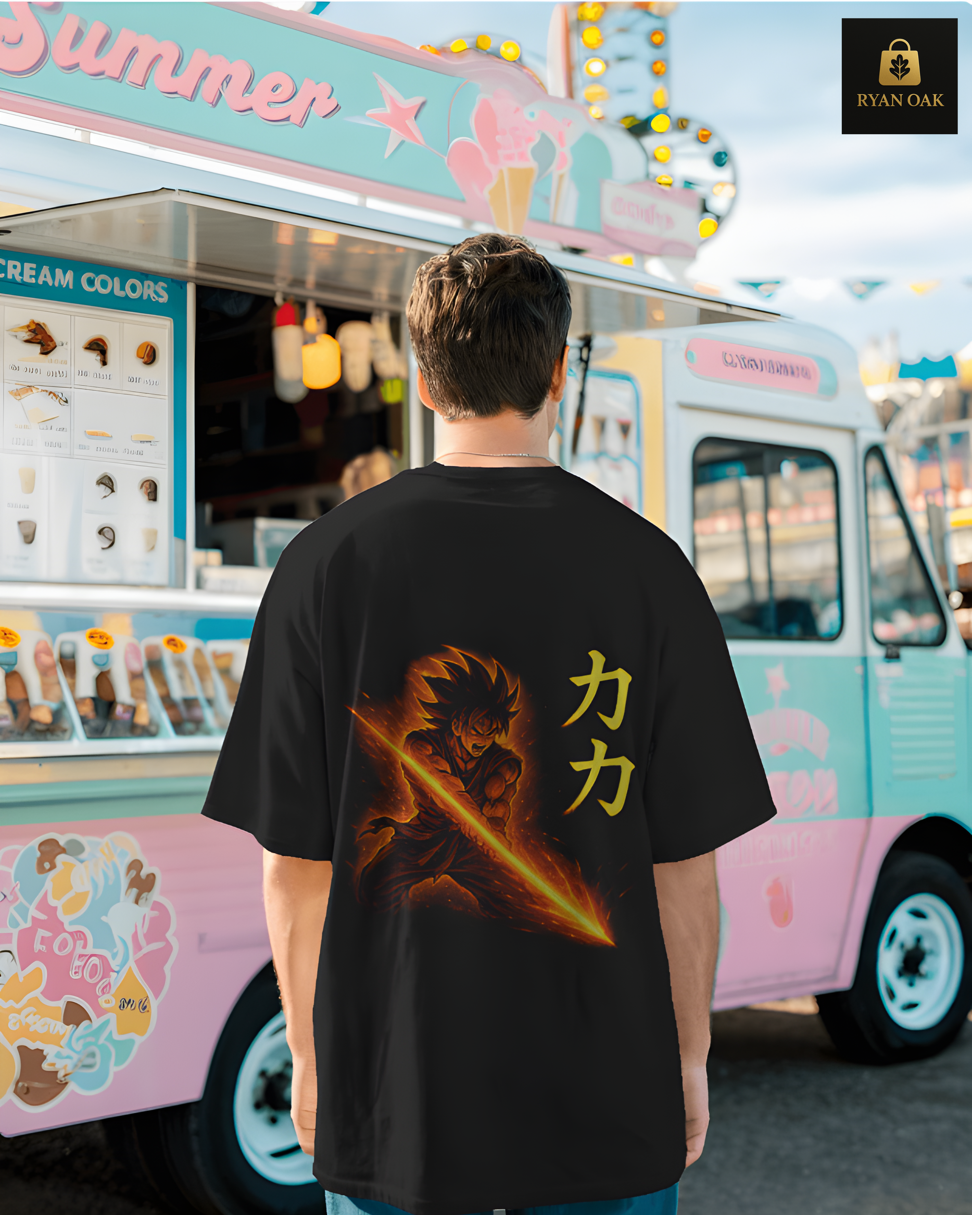 Anime Blaze – Limit Break Mode Unisex Terry Oversized Tee